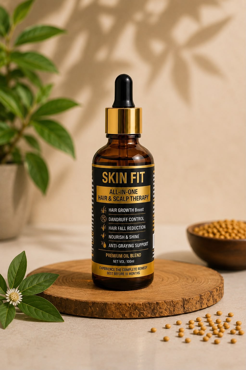 ALL-IN-ONE HAIR & SCALP THERAPY OIL| SKIN FIT
